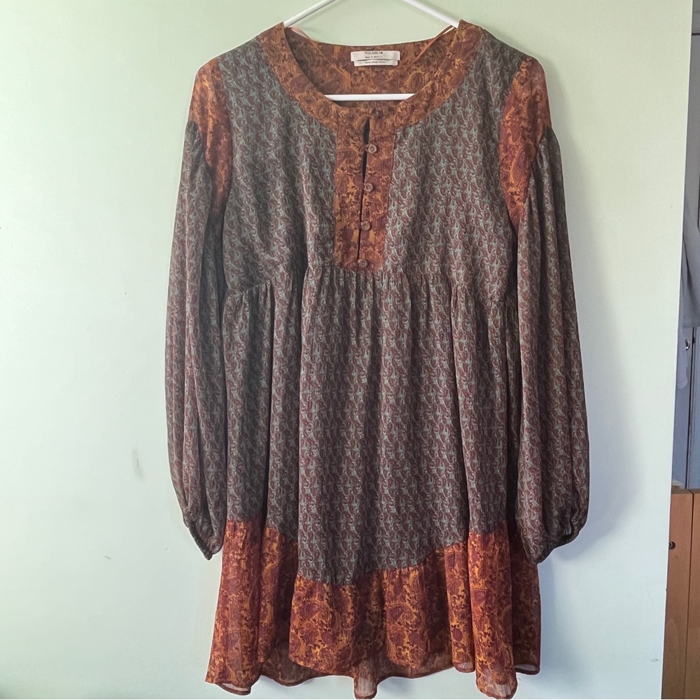 Boho MilkMaid Style Mini Dress